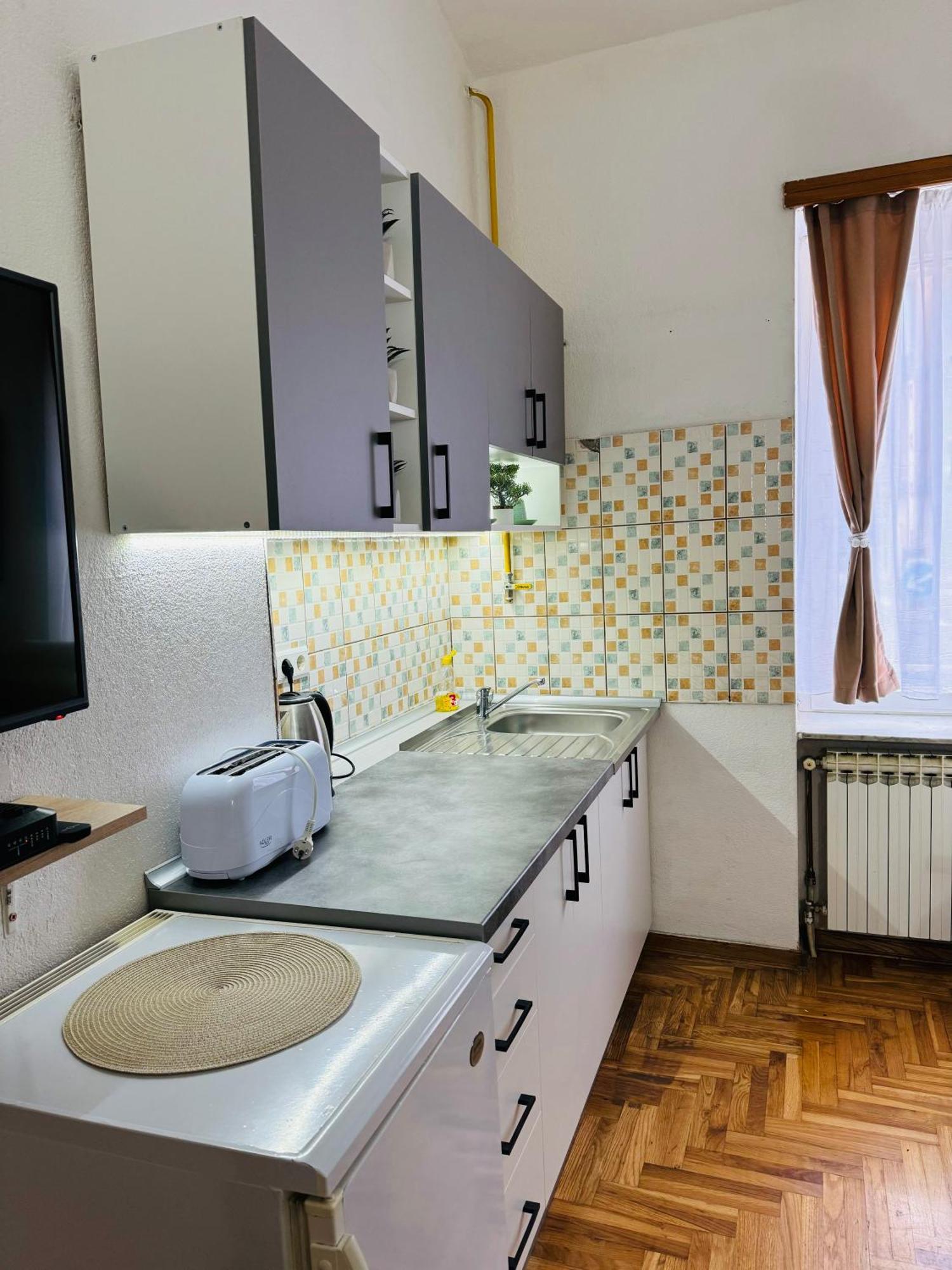 Daire The Riverside Harmony With Private Parking Saraybosna